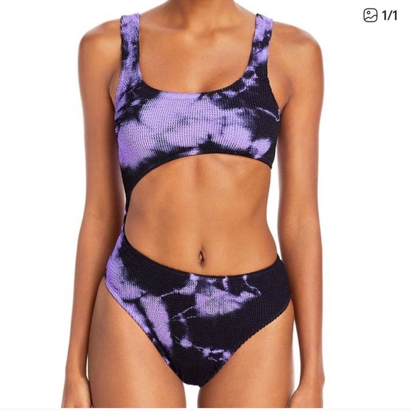 bond-eye Other - NWT BOND EYE Maya purple  black monokini o/s